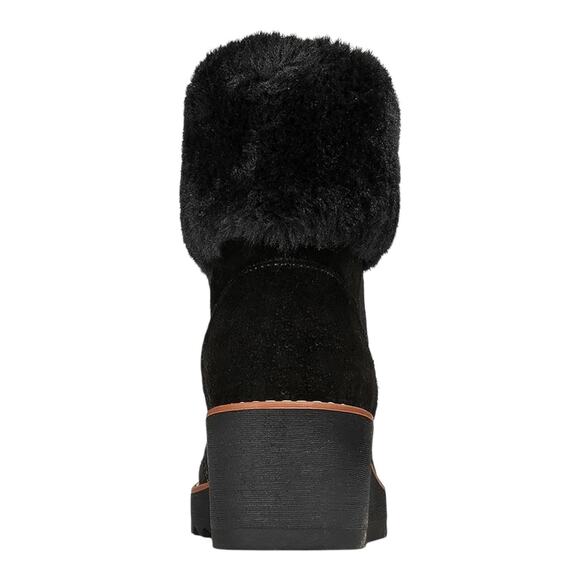 Style & Co Women's Iggyy Lace Up Wedge Booties Black Size 7 M - Picture 2 of 3